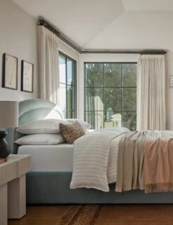 Newbery Platform Bed -MIUBOW Furniture Shop Lulu and Georgia BeddingVignette 0476 LIFESTYLE Site Crop Lifestyle 3 1