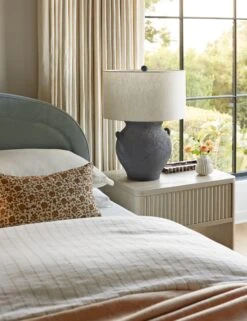 Lavelanet Linen Pillow 15 Lavelanet Linen Pillow -MIUBOW Furniture Shop Lulu and Georgia Bedroom1 Evergreen 0379 LIFESTYLE Site Crop Lifestyle