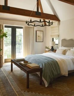 Fox Chandelier -MIUBOW Furniture Shop Lulu and Georgia Bedroom2 Evergreen 0607 LIFESTYLE Site Crop Lifestyle 2