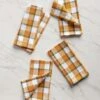 Harvest Plaid Napkins (Set Of 4) By Heather Taylor Home