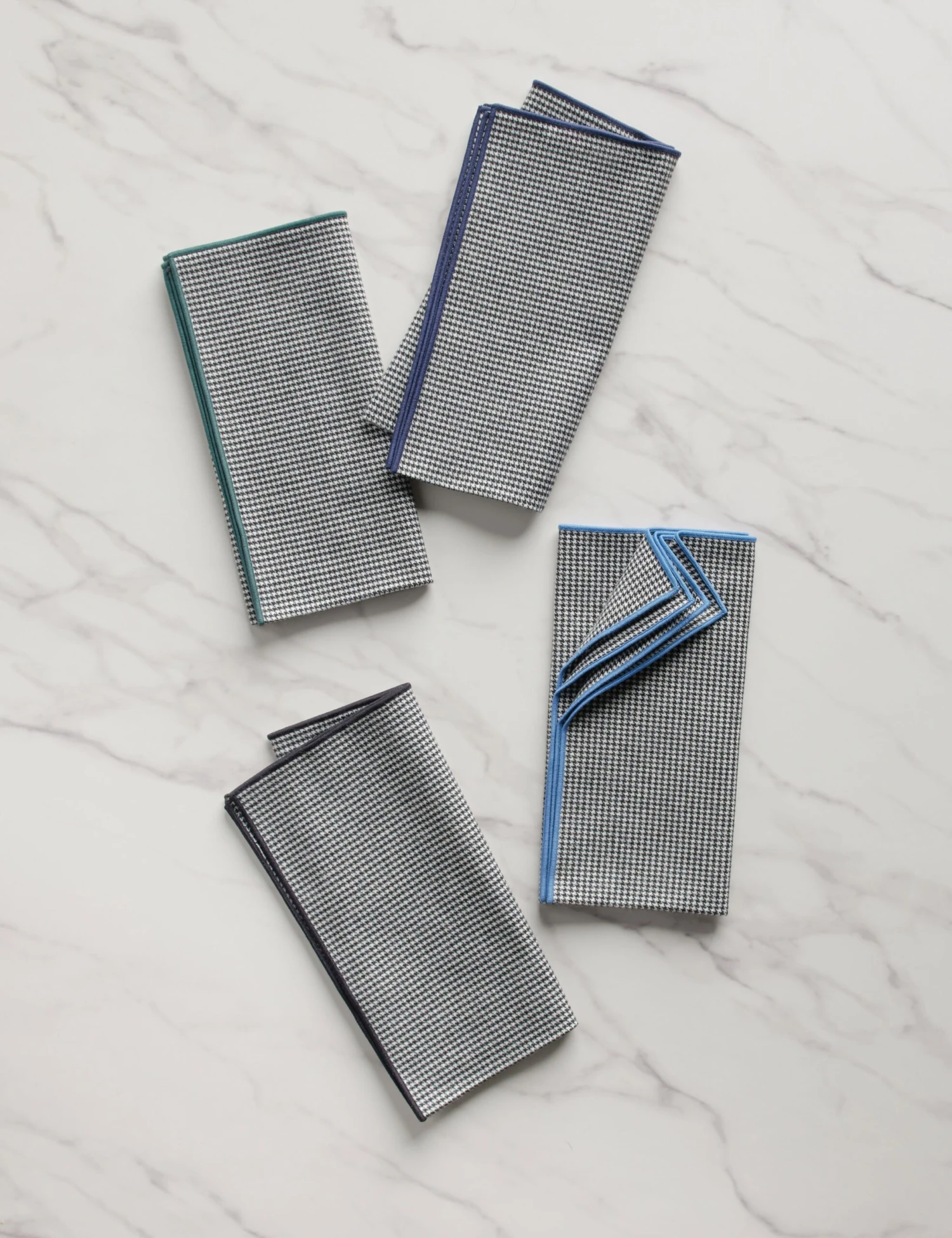 Noir Royale Napkins (Set Of 4) By Atelier Saucier 1 Noir Royale Napkins (Set Of 4) By Atelier Saucier