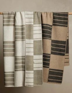 Checkered Wool Throw By Sarah Sherman Samuel -MIUBOW Furniture Shop Lulu and Georgia CheckeredThrowbySarahShermanSamuelDrapeShot Product