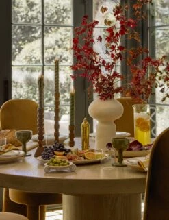 Wave Pitcher By Sophie Lou Jacobsen -MIUBOW Furniture Shop Lulu and Georgia DiningRoom1 Holiday 319 Site Crop Holiday Tabletop Lifestyle