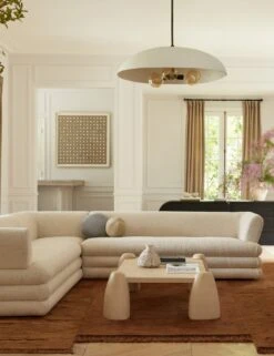 Velvet Round Pillow By Sarah Sherman Samuel -MIUBOW Furniture Shop Lulu and Georgia LivingRoomII 1092 Site Crops Lifestyle 3