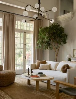 Damon Chandelier -MIUBOW Furniture Shop Lulu and Georgia LivingRoomIIIDamonchandelier Bronze Site Crop Lifestyle 2