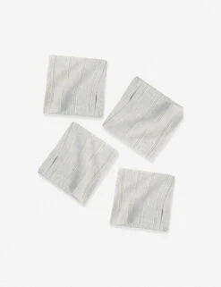 Mendocino Napkins (Set Of 4) By Pom Pom At Home -MIUBOW Furniture Shop Mendocino Light Grey copy