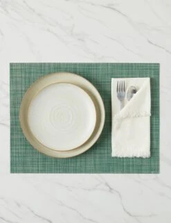 Mini Basketweave Rectangle Placemat (Set Of 4) By Chilewich 25 Mini Basketweave Rectangle Placemat (Set Of 4) By Chilewich -MIUBOW Furniture Shop MiniBasketweaveRectanglePlacemats Ivy A0656936 4776 Product