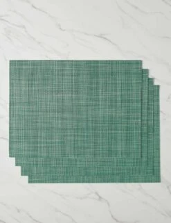 Mini Basketweave Rectangle Placemat (Set Of 4) By Chilewich 23 Mini Basketweave Rectangle Placemat (Set Of 4) By Chilewich -MIUBOW Furniture Shop MiniBasketweaveRectanglePlacemats Ivy A0656936 Product