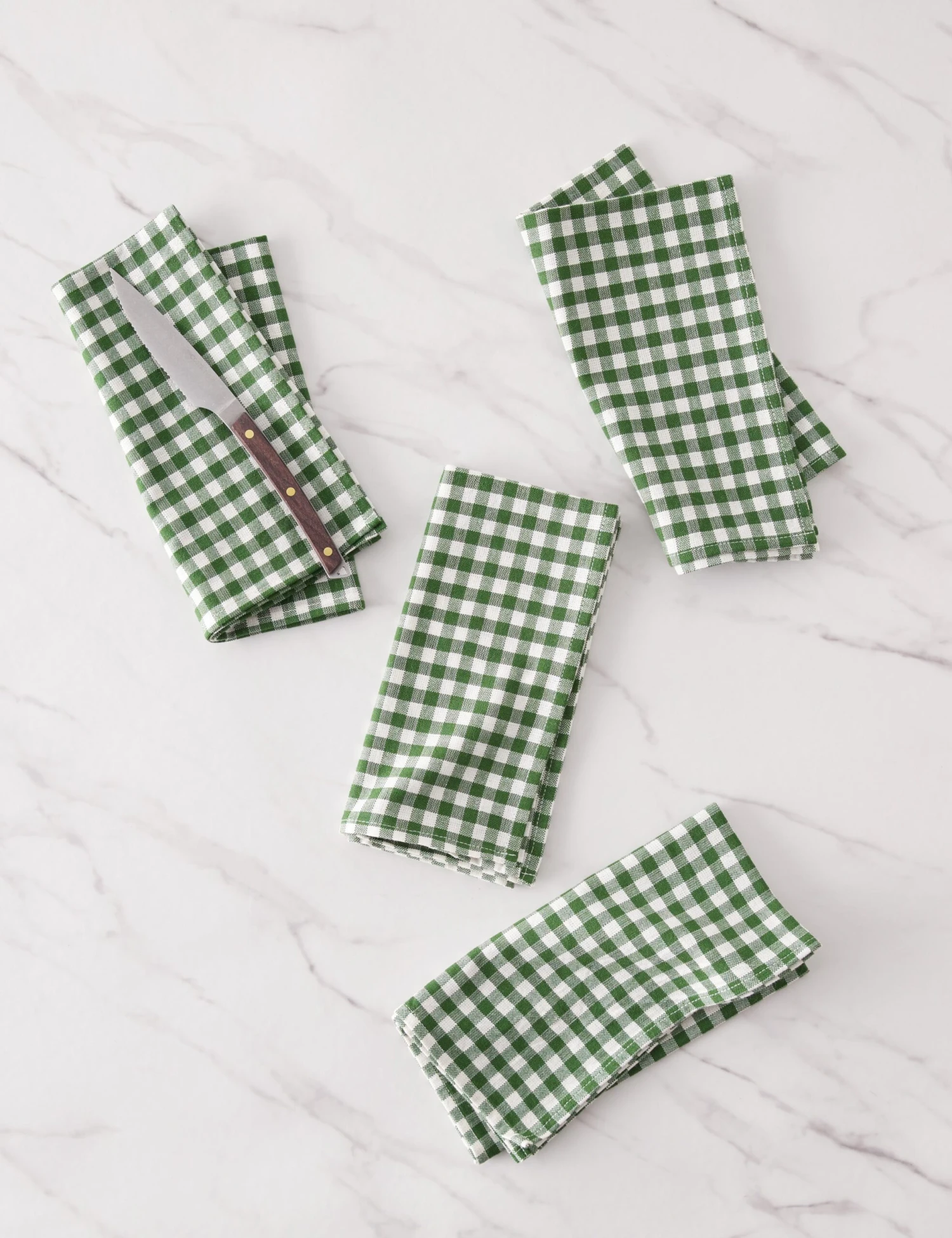 Mini Gingham Napkins (Set Of 4) By Heather Taylor Home 4 Mini Gingham Napkins (Set Of 4) By Heather Taylor Home - Image 4