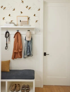 Sparrow Wallpaper By Rylee + Cru -MIUBOW Furniture Shop MudRoomVignette2 5733 Empty SITECROP 7019e327 2438 45c6 b773 2fd626f2a295