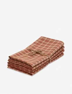 Katherine Plaid Napkins (Set Of 4) By Heather Taylor Home -MIUBOW Furniture Shop NAP KATH SNA Katherine Plaid Sienna Napkins 3 7fa797db 9fa8 4296 9fb2 d93386219fbe