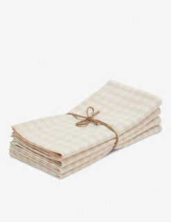Mini Gingham Napkins (Set Of 4) By Heather Taylor Home 17 Mini Gingham Napkins (Set Of 4) By Heather Taylor Home -MIUBOW Furniture Shop NAP MGIN CRM Mini Gingham Cream Napkins 3 1 5cd33ca4 cdcb 4adb 9795 7c270e30101c