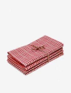 Soho Napkins (Set Of 4) By Heather Taylor Home -MIUBOW Furniture Shop NAP SOHO Red 2 cd026657 007e 48b1 9b3c caac3fa0e6e8