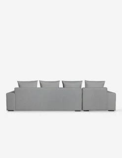 Nadine Sectional Sofa -MIUBOW Furniture Shop NadineChaiseSectionalLAF KleinSilver 12832 SITECROP