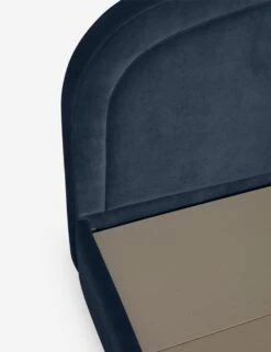 Newbery Platform Bed -MIUBOW Furniture Shop NewberyPlatformBed BlueVelvet Queen L04731295031 Product