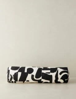 Organic Shapes Linen Bolster Pillow By Sarah Sherman Samuel 21 Organic Shapes Linen Bolster Pillow By Sarah Sherman Samuel -MIUBOW Furniture Shop OrganicShapesLinenBolsterPillow BlackandIvorybySarahShermanSamuel A0656011B1119 Product