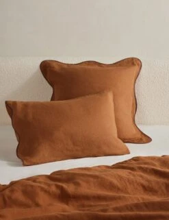 Essie Hemp Sham By Sarah Sherman Samuel -MIUBOW Furniture Shop OteliaHempSham Umber SiblingShot 216 Product