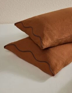 Essie Hemp Sham By Sarah Sherman Samuel -MIUBOW Furniture Shop OteliaHempSham Umber Standard A0656700 473 Product