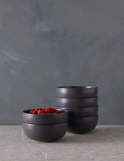 Pacifica Cereal Bowls (Set Of 6) By Casafina -MIUBOW Furniture Shop PacificaCerealBowls Setof6 byCasafina SeedGray A06558341607
