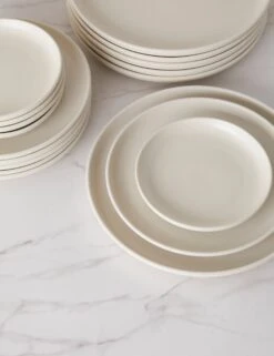 Pacifica Plate Set (18-Pieces) By Casafina (Dinner + Salad + Bread) -MIUBOW Furniture Shop PacificaDinnerware 18 PieceSet byCasafina withCerealBowl Vanilla L0467268 2246