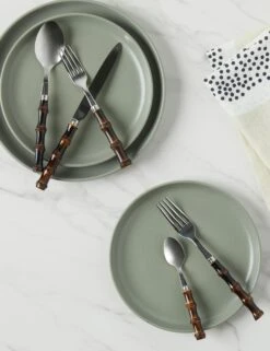 Panda Flatware 5-Piece Set By Sabre -MIUBOW Furniture Shop PandaFlatwarebySabre DarkBamboo A0656944 4753 Product