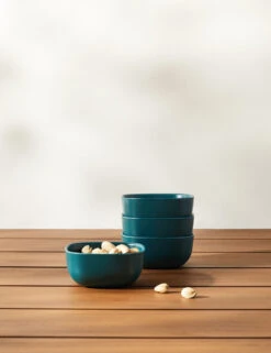 Pia Small Bowl (Set Of 4) By Ekobo -MIUBOW Furniture Shop PiaSmallBowl BlueAbyss Setof4 3893