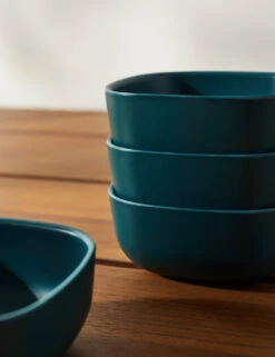 Pia Small Bowl (Set Of 4) By Ekobo -MIUBOW Furniture Shop PiaSmallBowl BlueAbyss Setof4 3896