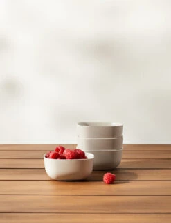 Pia Small Bowl (Set Of 4) By Ekobo -MIUBOW Furniture Shop PiaSmallBowl Stone Setof4 3851