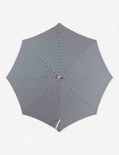 Premium Beach Umbrella By Business & Pleasure Co. -MIUBOW Furniture Shop PremiumUmbrellaLauren sNavyStripeBirdsEye.HIRES