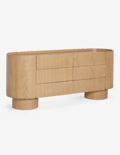 Raphael Dresser -MIUBOW Furniture Shop Raphael6DrawerDresser HoneyOak A06560782192 Product