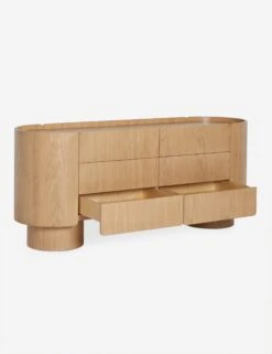 Raphael Dresser -MIUBOW Furniture Shop Raphael6DrawerDresser HoneyOak A06560782196