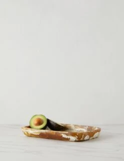 Rectangular Platter By Atlawa -MIUBOW Furniture Shop RectangularPlatter 6.7x10x1.2 Horn 15165