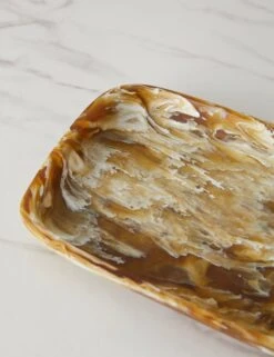 Rectangular Platter By Atlawa -MIUBOW Furniture Shop RectangularPlatter 6.7x10x1.2 Horn 15166