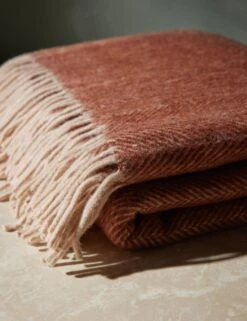 Recycled Wool Throw By Tartan Blanket Co 35 Recycled Wool Throw By Tartan Blanket Co -MIUBOW Furniture Shop RecycledWoolThrow RustHerringbonebyTartanBlanketCo 16088 Swatch SITECROP