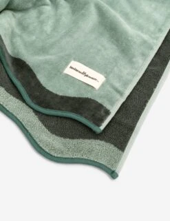 The Wave Beach Towel By Business & Pleasure Co. -MIUBOW Furniture Shop Riviera Green2