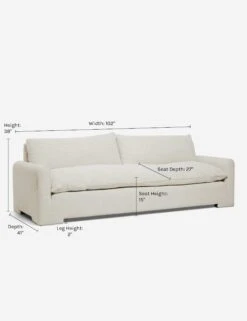 Rupert Sofa By Sarah Sherman Samuel -MIUBOW Furniture Shop RupartSofa NaturalLinen 3371 2