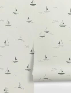Sailboat Wallpaper By Rylee + Cru