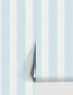 Grosgrain Stripe Peel + Stick Wallpaper By Sarah Jessica Parker 10 Grosgrain Stripe Peel + Stick Wallpaper By Sarah Jessica Parker -MIUBOW Furniture Shop SJP Grosgrain Stripe MorningDewCream