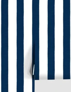 Grosgrain Stripe Peel + Stick Wallpaper By Sarah Jessica Parker 12 Grosgrain Stripe Peel + Stick Wallpaper By Sarah Jessica Parker -MIUBOW Furniture Shop SJP Grosgrain Stripe on White Navy