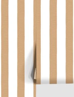 Grosgrain Stripe Peel + Stick Wallpaper By Sarah Jessica Parker 14 Grosgrain Stripe Peel + Stick Wallpaper By Sarah Jessica Parker -MIUBOW Furniture Shop SJP Grosgrain Stripe on White Pecan