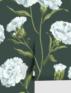 Townhouse Wallpaper By Sarah Jessica Parker -MIUBOW Furniture Shop SJP Townhouse SilveronDeepJuniper