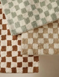 Checkerboard Bath Mat By Sarah Sherman Samuel -MIUBOW Furniture Shop SSSbathmatsGrouoshot2