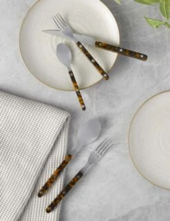 Bistrot Flatware 5-Piece Set By Sabre 15 Bistrot Flatware 5-Piece Set By Sabre -MIUBOW Furniture Shop SabreBistrotFlatware5 PieceSet Tortoise 4778