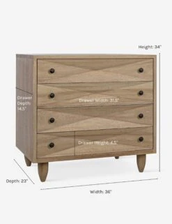 Sen 4-Drawer Dresser -MIUBOW Furniture Shop Sen4 DrawerDresser5