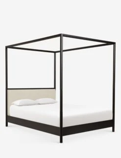 Simonette Canopy Bed -MIUBOW Furniture Shop SimonetteCanopyBedQueen Black A0656315 0347 Product