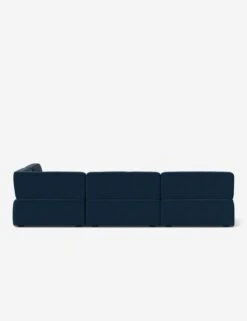 Solana Chaise Sectional Sofa By Eny Lee Parker -MIUBOW Furniture Shop SolanaChaiseSectionalSofa BlueVelvet120 WithoutBolster L0469135 Back 4RAF