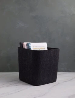 The Sculpted Bin (Set Of 3) By SortJoy -MIUBOW Furniture Shop SortJoyTheSculptedBin Original Carbon Setof3 320 SITECROP