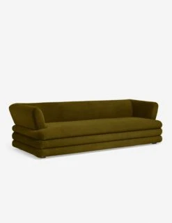 Babs Sofa By Sarah Sherman Samuel -MIUBOW Furniture Shop StackedSofa VerdeVelvet 96 L0472580 4028 Product
