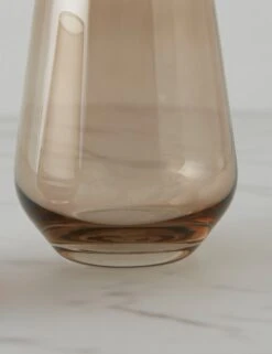 Stemless Wine Glass (Set Of 2) By Estelle Colored Glass -MIUBOW Furniture Shop StemlessWineGlass setof2 byEstelleColoredGlass AmberSmoke A0655264 17544