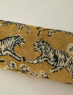 Tiger Bolster Pillow By Sarah Sherman Samuel -MIUBOW Furniture Shop TigerBolsterPillow GoldbySarahShermanSamuel A0655809B1116 Product
